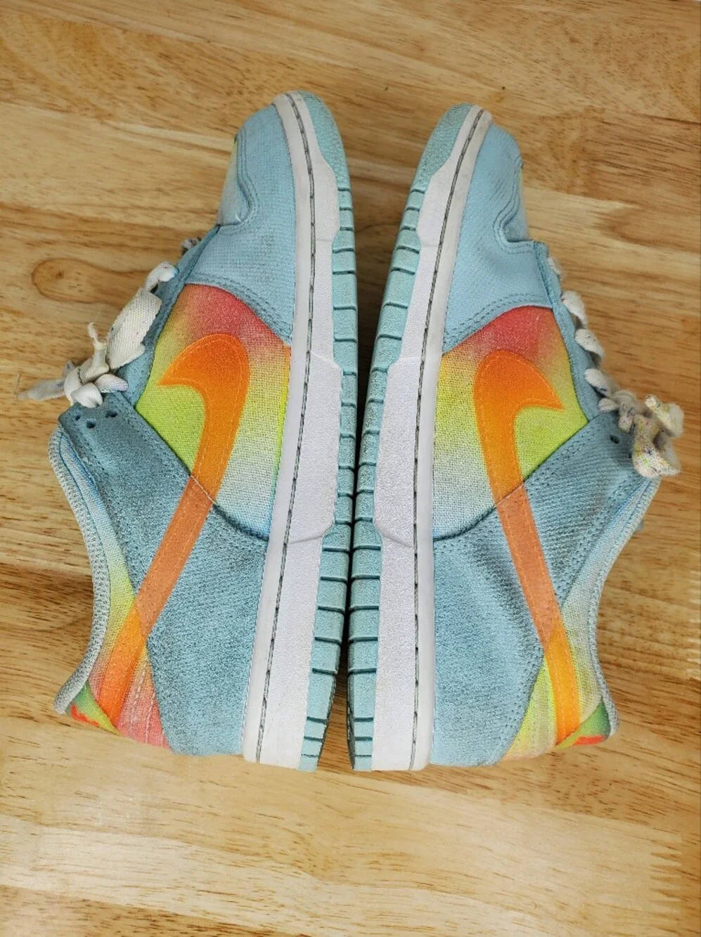 Nike Dunk Low BG Heat Map Glacier Blue GS Size 5.5Y HF4797 474